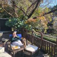 One of The best cafe ever!You can have good cafe and bakery while having your foot spa... 