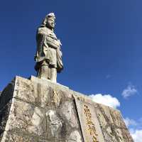 日本一綺麗な海岸を見渡す観音さま