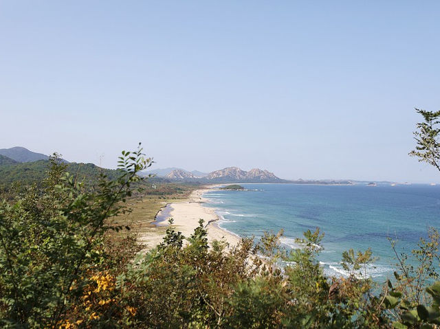 고성 통일전망대 금강산이 보여요 