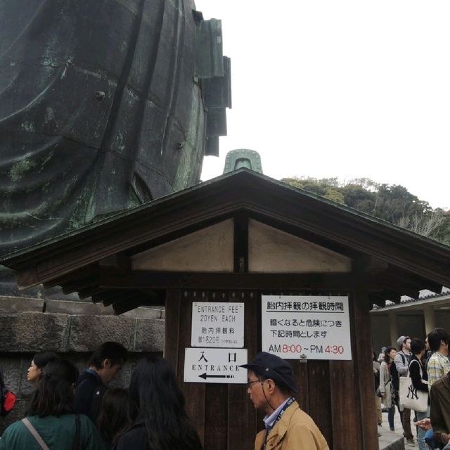 鎌倉大佛內部係點🤔