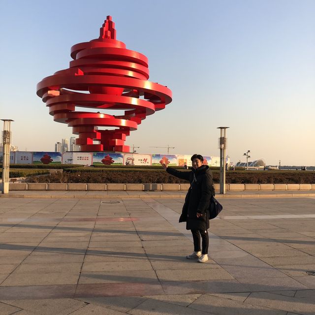 중국 칭다오 랜드마크_5.4광장