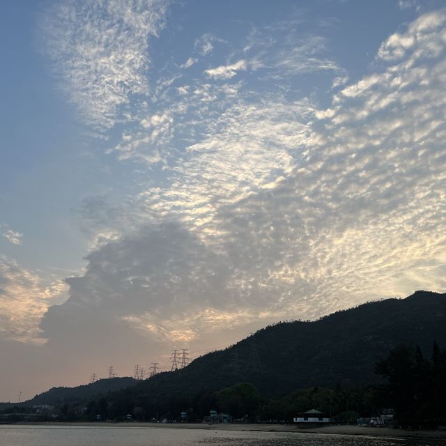輕輕鬆鬆的屯門碼頭日落時間