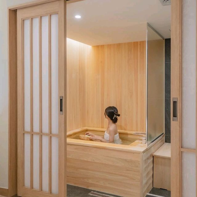 ❤️히노끼탕으로 찐 힐링 가능한 부산의 예쁜 숙소 [부산, 호텔포레 더 스파]