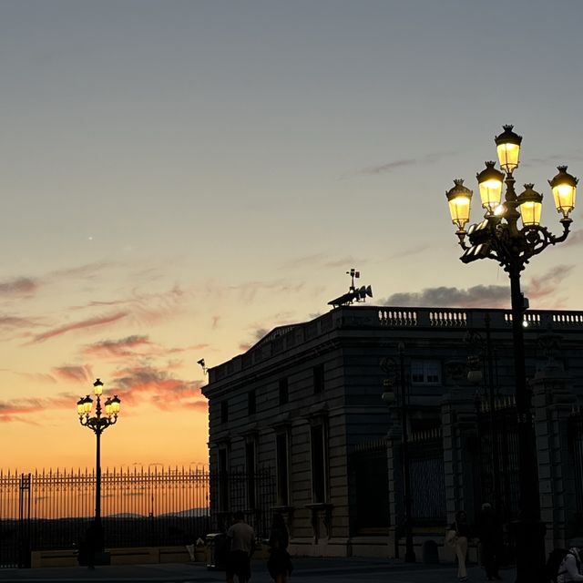 Sunset in Madrid 