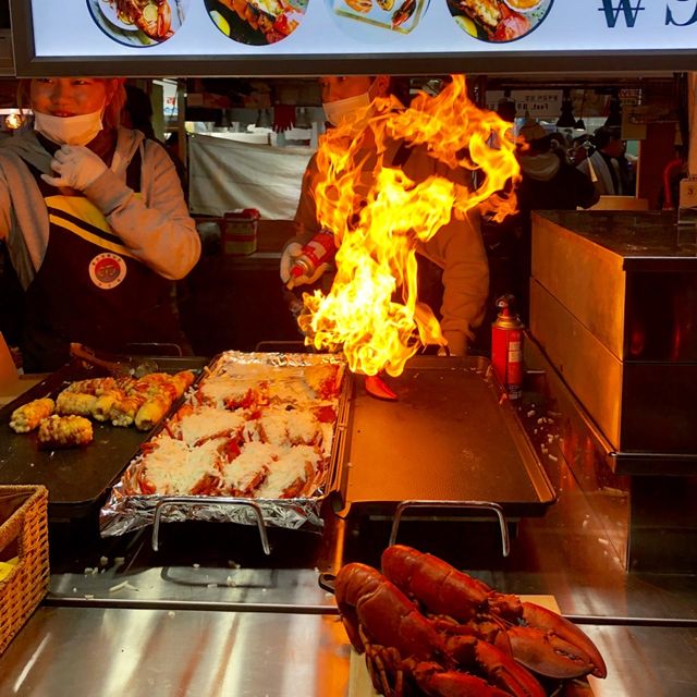 濟州東門市場遊夜市品嘗😋地道小食