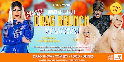 November Drag Brunch | The Emory Ferndale | The Emory