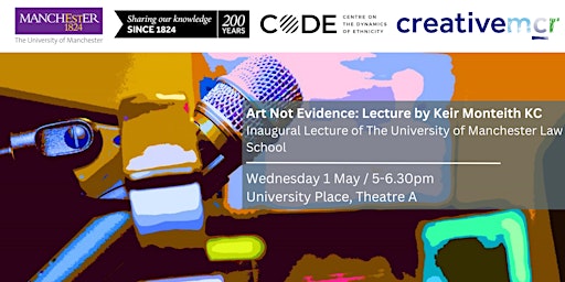 Art Not Evidence: The misuse of rap in criminal trials | University Place, Theatre A