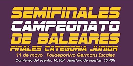 Campeonato de Baleares de Boxeo 2024 -Semifinales y Finales Junior- | Polideportivo Municipal Germans Escalas