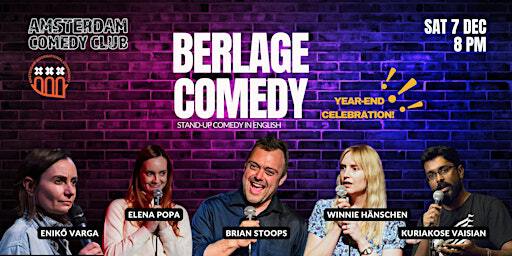 Amsterdam Comedy Club: Berlage Comedy Year-End Celebration! in English | Meet Berlage