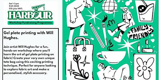 Gel plate printing with Will Hughes. | Port Independent