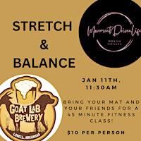 Stretch & Balance at GOAT Lab Brewery | GOAT Lab Brewery