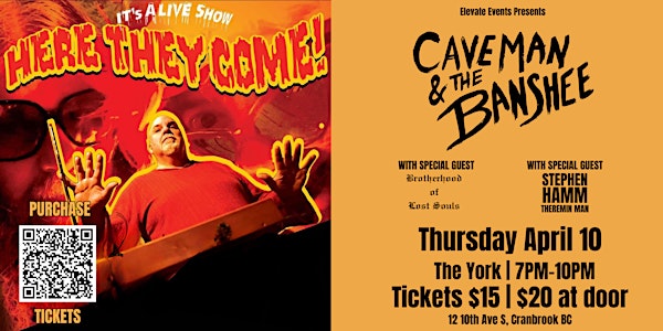 CAVEMAN & THE BANSHEE @ THE YORK // CRANBROOK (ALL AGES) | York Country Cabaret