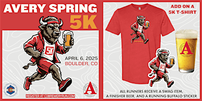 Avery Spring 5k | Avery Brewing | 2025 CO Brewery Running Series | Avery Brewing Company