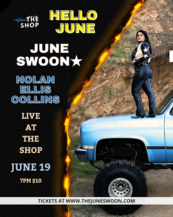 HELLO JUNE | JUNE SWOON | NOLAN ELLIS COLLINS | Live at The Shop, 1233 Ohio Avenue, Dunbar, WV, USA