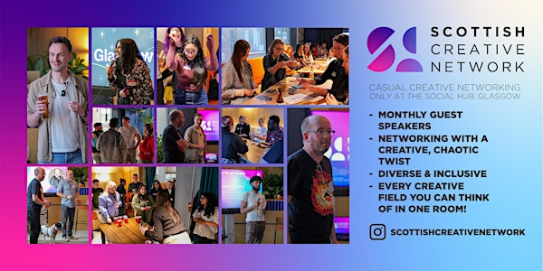 Scottish Creative Network (SCN) -  Casual Creative Networking | The Social Hub Glasgow