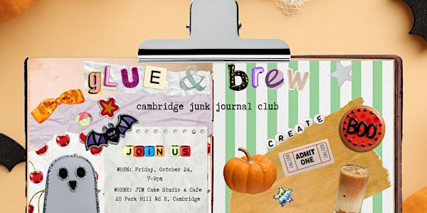Glue & Brew: Cambridge Junk Journal Club | JTM Cake Studio & Cafe
