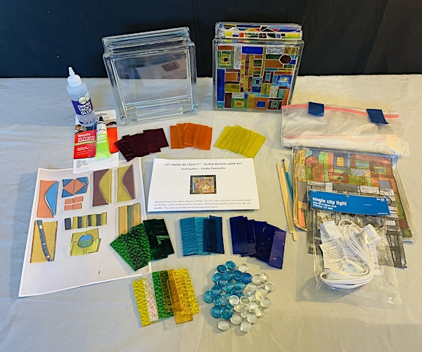 LET THERE BE LIGHT!!: Mosaic Glass Block Lamp Workshop | The North Carolina Arboretum