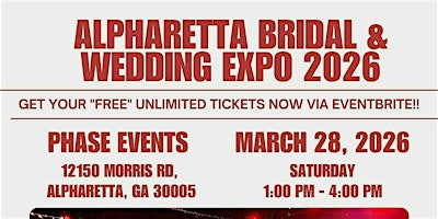 Alpharetta Bridal & Wedding Expo 2026 | Phase Events