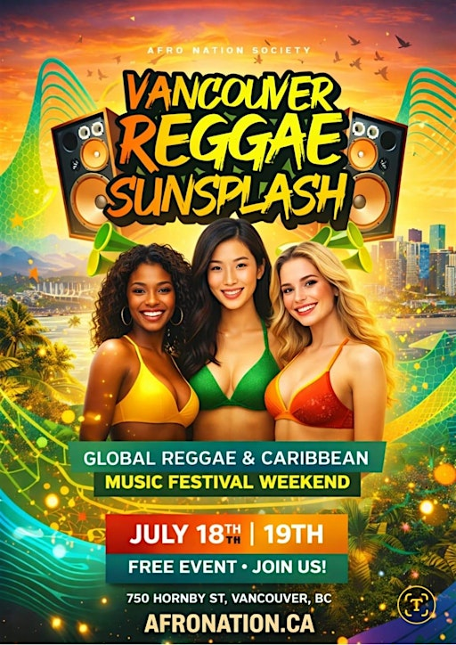 VANCOUVER REGGAE SUNSPLASH | Hungarian Cultural Center