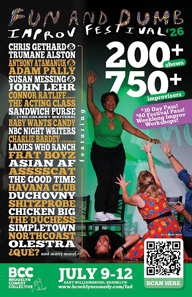Fun and Dumb Improv Festival 2026 | Brooklyn Comedy Collective