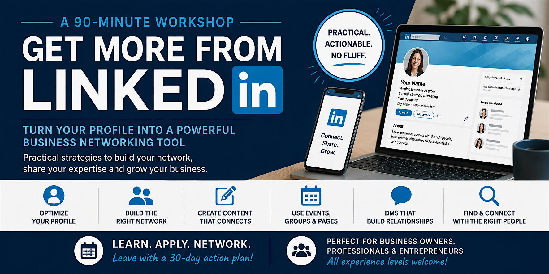 LinkedIn Basics for Business Owners, Professionals, and Referral Partners | Loft 331 Office Space & Coworking