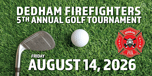 Dedham Firefighters 5th Annual Golf Tournament | Brookmeadow Country Club