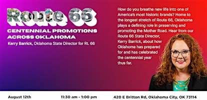 Route 66 Centennial Promotions Across Oklahoma | Central Oklahoma Homebuilder's Association