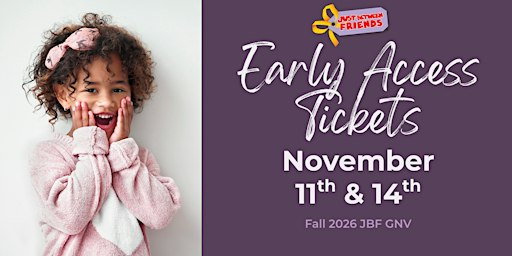 EARLY ACCESS  November 11th & 14th | JBF Kids' MEGA Sale | Legacy Park Multipurpose Center