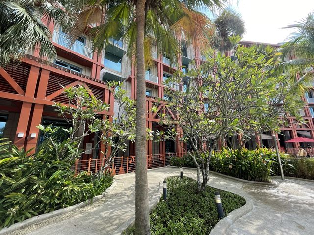 Resort greenery
