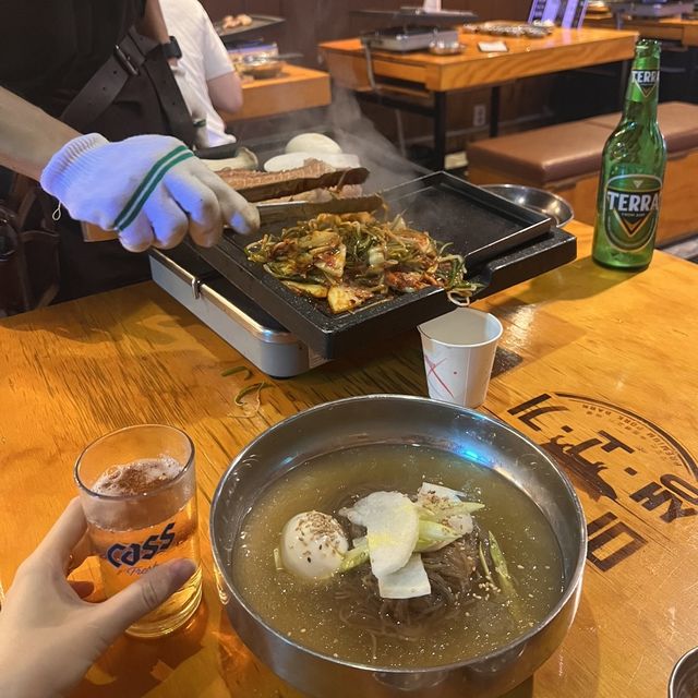 韓国/ソウル【永登浦】おいしい！熟成生サムギョプサル