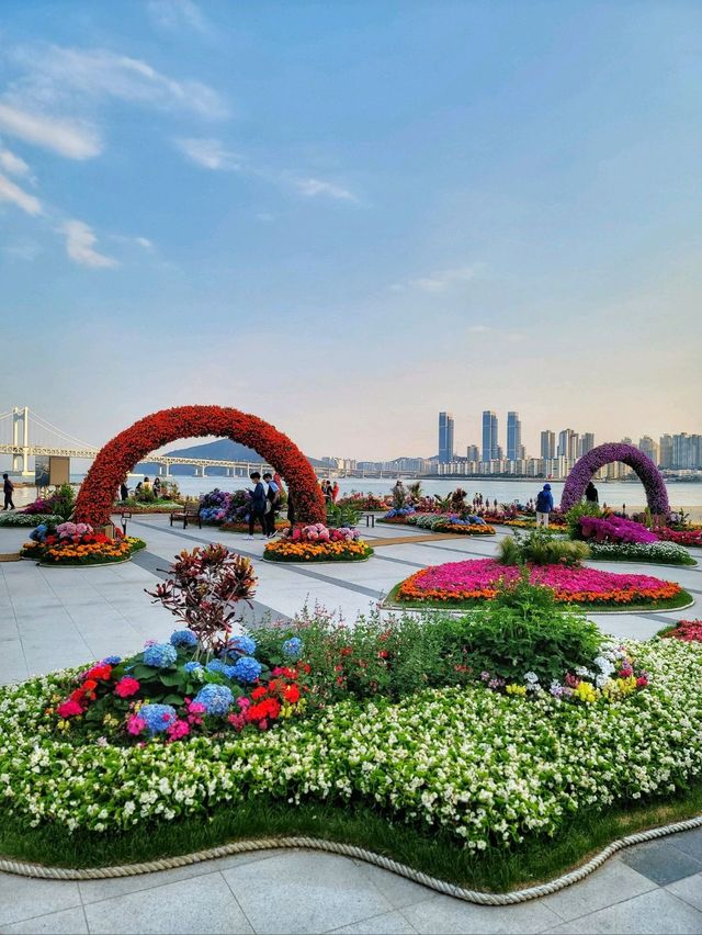 산책삼아 걷기 좋은 수변공원에서 광안리 해수욕장까지🏝