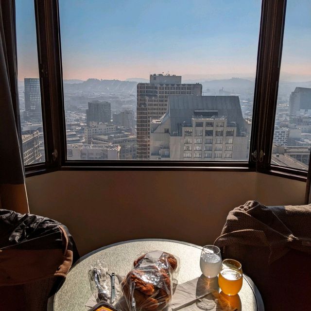 Beautiful City View from The Westin