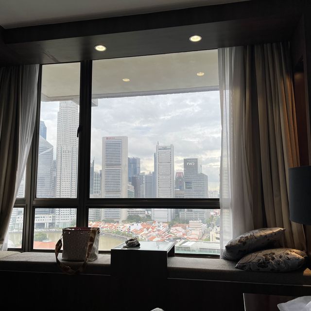 Great view of Singapore + Gold class service 
