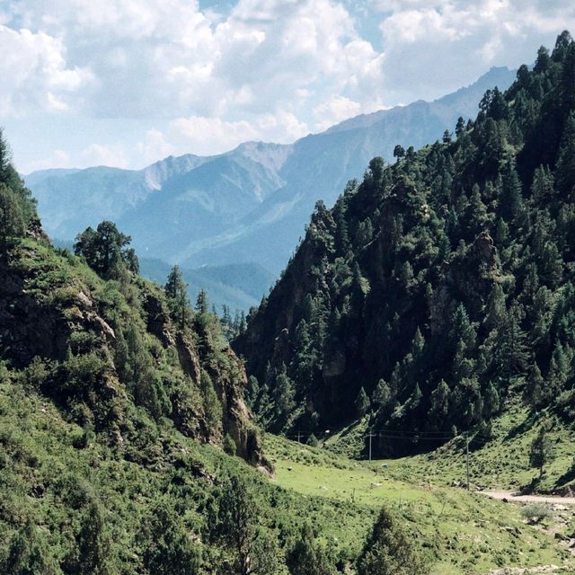 Beautiful Qilian county in North-Qinghai