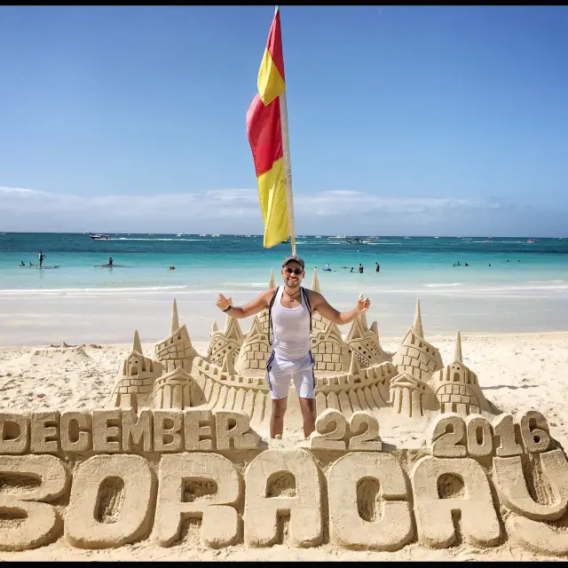 Strolling on Boracay Beach 🏖