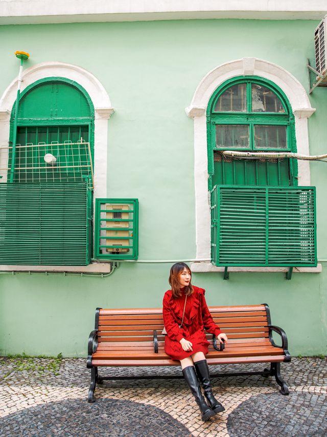 One day, walk 20,000 steps! These Portuguese-style streets in Macau are worth it.