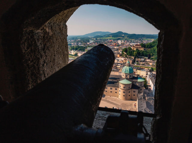 The largest ancient castle in Central Europe - Salzburg Fortress.