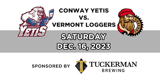 Conway Yetis vs. Vermont Loggers | Ham Public Ice Arena, West Main Street, Conway, NH, USA