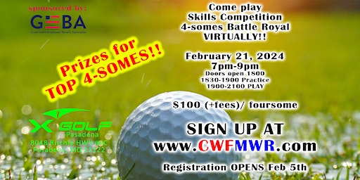 X-Golf... Skills Competition... February 21st | X-Golf Pasadena