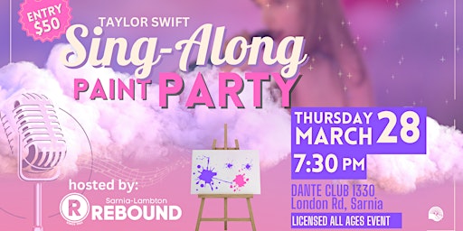 Taylor Swift Paint Night & Sing Along Party | Dante Club