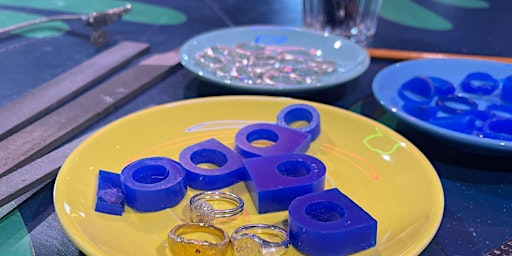 Wax ring carving workshop at Caccia and Tails | Caccia and Tails, Charleston, Lewes, UK