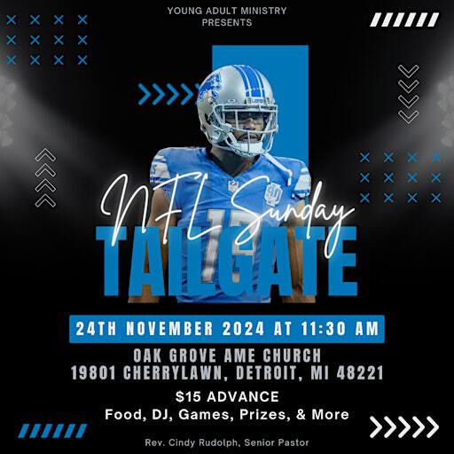 YAM Detroit Lions Tailgate | Oak Grove AME Church