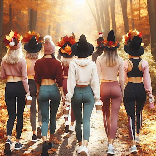 Fit Girl Friendsgiving Walk | Starbucks
