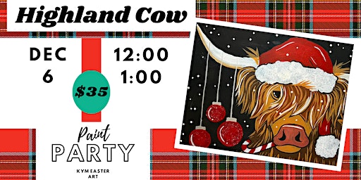 Highland Christmas Cow | Wild Hare Gallery and Studios