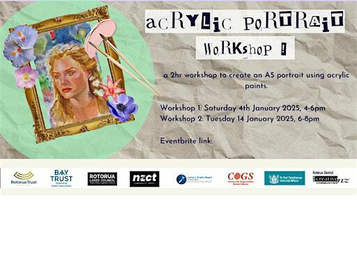 Acrylic Portrait Workshop! | The Arts Village
