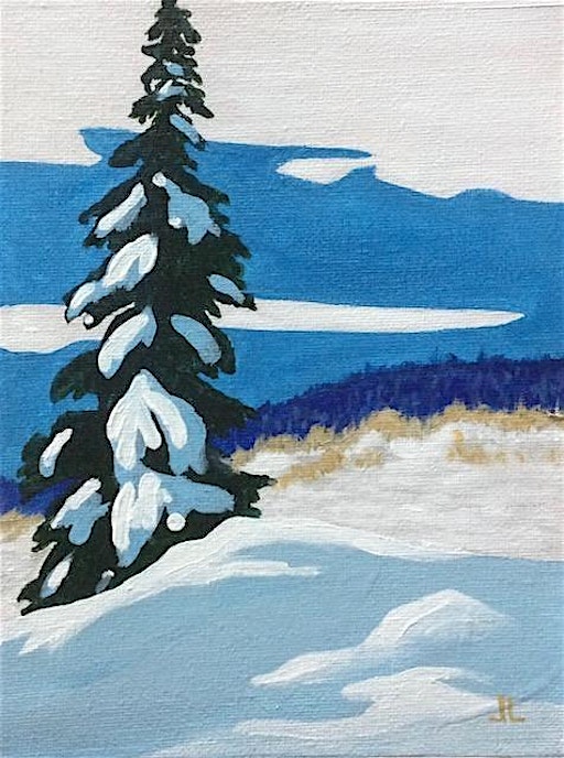 NIAGARA PAINT NIGHT - Winter Landscape | White Galleon