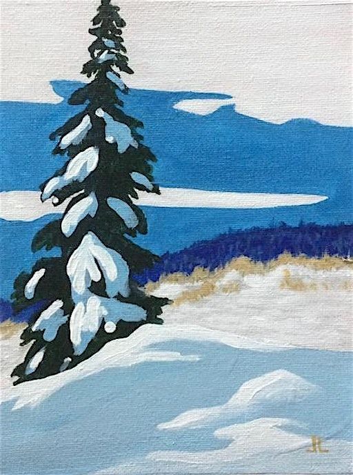 NIAGARA PAINT NIGHT - Winter Landscape | White Galleon