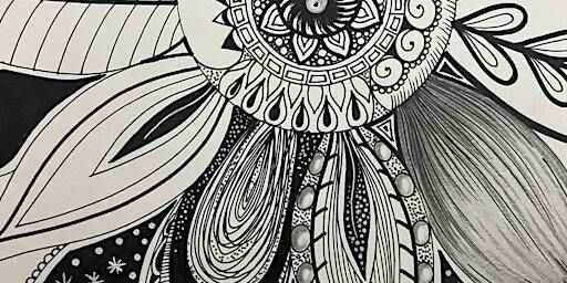 Doodle Drawings for Adults (18+ yrs.)- SUNFLOWER_Chesterville, ON | 23 Riverside Dr