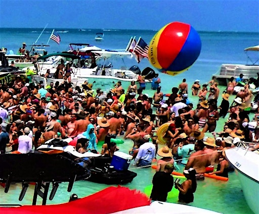 MEMORIAL WEEKEND Sandbar PARTY | Islamorada Sandbar Boat Party