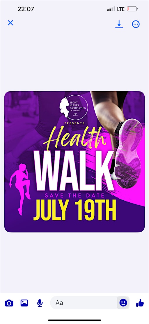 Ebony Nurses Annual Health Walk | Wapato Park